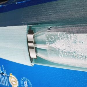 SODA STREAM fizzy, in ice blue color, never used,